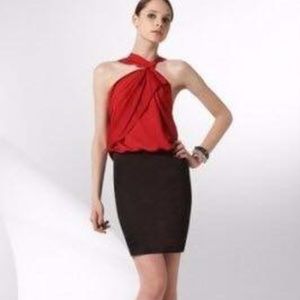 NWT BCBG Black and Red Dress Size 8